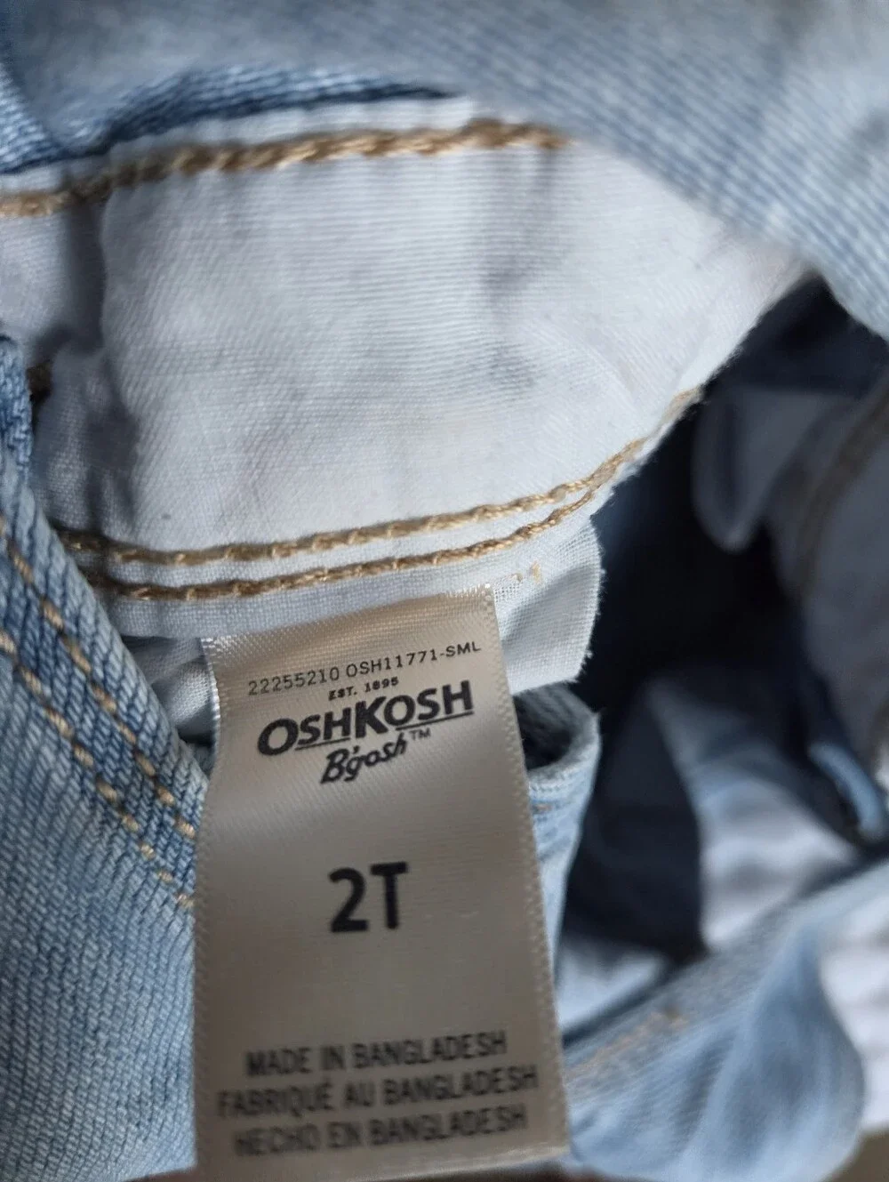 Oshkosh Patched Denim Overalls